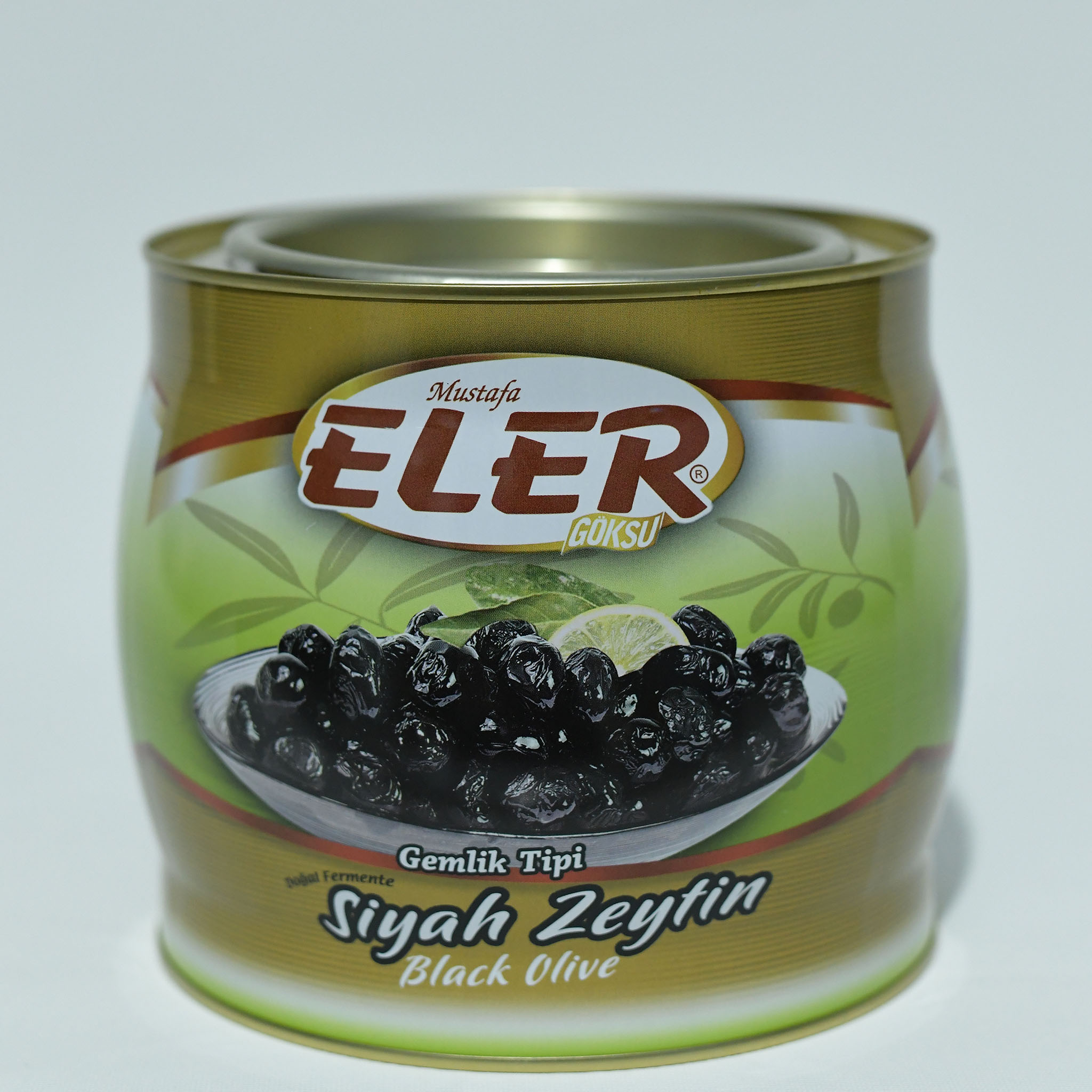 Eler Gemlik Salamura Yağlı Siyah Zeytin 2KG (291 - 320) S